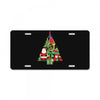 christmas tree made of bells stocking santa License Plate
