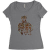 the evolution of groot Women's Triblend Scoop T-shirt