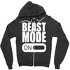 beast mode on Zipper Hoodie