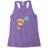 hot bear balloon Racerback Tank