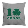 I Love Conor Throw Pillow