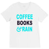 coffee books and rain V-Neck Tee