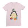 totoro christmas tree Ladies Fitted T-Shirt