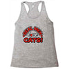 real men love cats (3) Racerback Tank