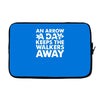 an arrow a day zombie dary Laptop sleeve