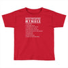 rules for dating my niece Toddler T-shirt