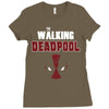 the walking deapool Ladies Fitted T-Shirt