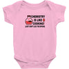 chemistry is like cooking Baby Onesie