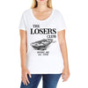 the losers club derry me est. 1958 boat Ladies Curvy T-Shirt