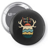 Hunting Season Retro Color 80s Style Pin-back button