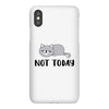 Cat Says Not Today iPhoneX