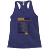 Taurus Facts Servings Per Container Racerback Tank