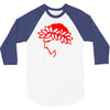 olympiakos logo greek soccer 3/4 Sleeve Shirt