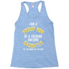 i'm a proud mom of a freaking awesome daughter Racerback Tank