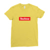 techno hypebeast Ladies Fitted T-Shirt