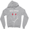 ghose face halloween Zipper Hoodie