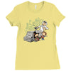 scientific paradox goes boink Ladies Fitted T-Shirt