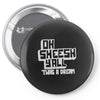 oh sheesh y'all (2) Pin-back button
