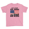 Lets Pray For Vegas, God Bless Youth Tee