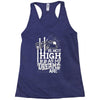 The Sky is not high as My Dreams are Racerback Tank
