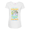 5  unicorn stab idiots Maternity Scoop Neck T-shirt
