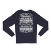 Real Kings Are Born On December 27 Long Sleeve Shirts
