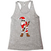 rock star santa claus father christmas Racerback Tank