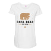 papa bear Maternity Scoop Neck T-shirt