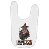 i want you for an adventure Baby Bibs
