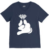 cartoon hands holding diamond V-Neck Tee