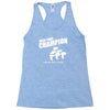 beer pong champion Racerback Tank