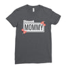 blessed mommy with flower white color Ladies Fitted T-Shirt