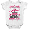 They Call Me Aunt Partner in Crime Baby Onesie