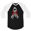 carcinoid cancer ribbon and rose 3/4 Sleeve Shirt
