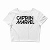 captain marvel 5 Crop Top