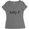jolly f Women's Triblend Scoop T-shirt