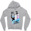 monkey have a shower wet Zipper Hoodie