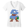 Mario Games Women's V-Neck T-Shirt