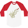 caution octopus&rsquo; may be larger than it appears 3/4 Sleeve Shirt