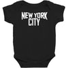 new york city ringer Baby Bodysuit