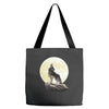 howl at the moon Tote Bags