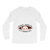 January Peeking Out Asian Baby Boy Long Sleeve Shirts