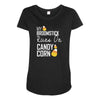 candy corn Maternity Scoop Neck T-shirt