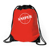 sniper fun Drawstring Bags