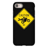 motorcycle caution sign iPhone 8