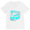london double decker bus V-Neck Tee