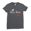 hey boo Ladies Fitted T-Shirt