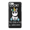 look i've created a unicorn iPhone 7 Case