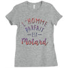 l homme parfait est motard Ladies Fitted T-Shirt