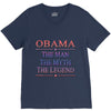 obama   the man   the myth   the legen V-Neck Tee